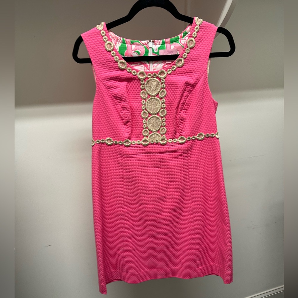 Pink Lilly Pulitzer Shift Dress Size 6